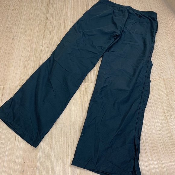 Vintage Y2K GUESS Jeans Wide Leg Polyester Track Pants Back Pocket Black Size 31 - Picture 2 of 6